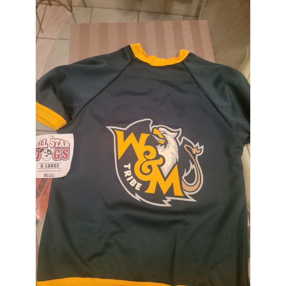 All Star Dogs Pet Jersey Shirt XL NCAA William & Mary